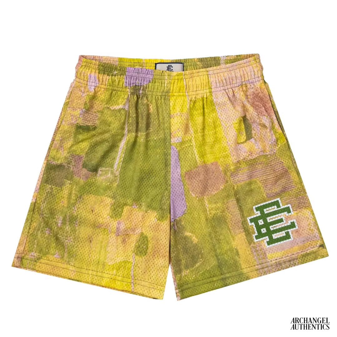 Eric Emanuel EE Basic Short Yellow Boro Patchwork