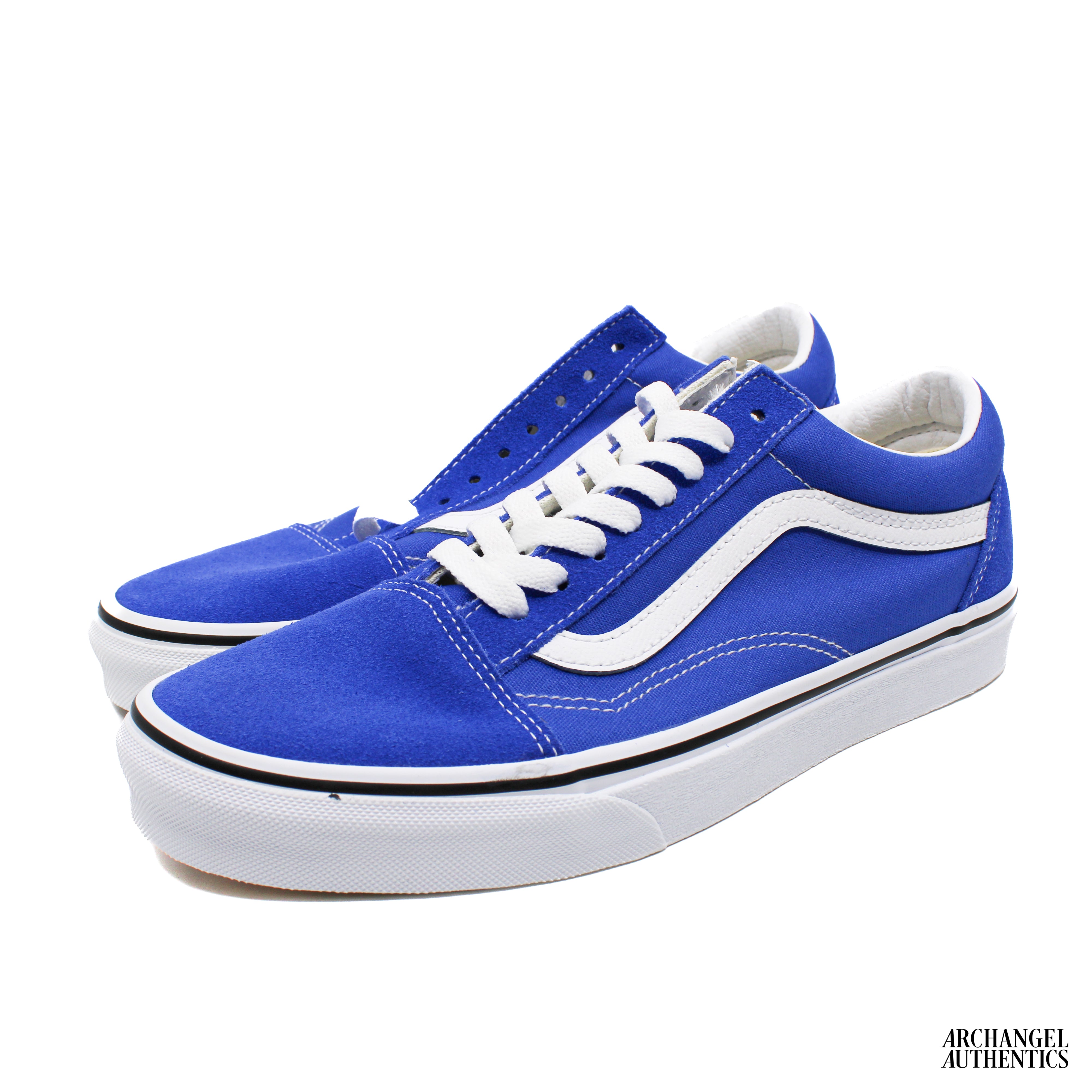 Vans shops blue iridescent