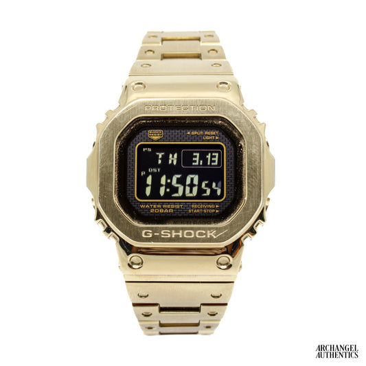 Casio G-Shock Square Full Stainless Steel Gold Tone GMW-B5000