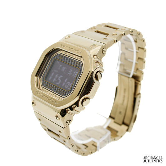 Casio G-Shock Square Full Stainless Steel Gold Tone GMW-B5000