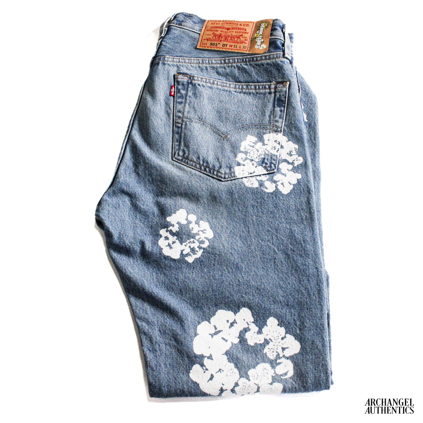 Denim Tears x Levi's Cotton Wreath Jean Light Wash