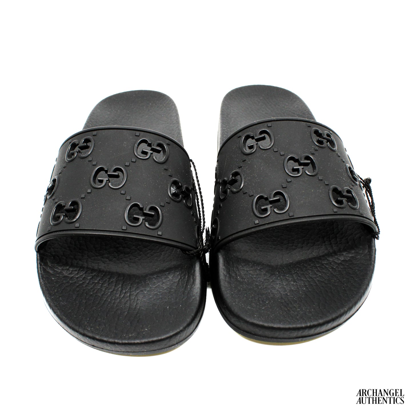 Gucci GG Slide Rubber Black (Women's)