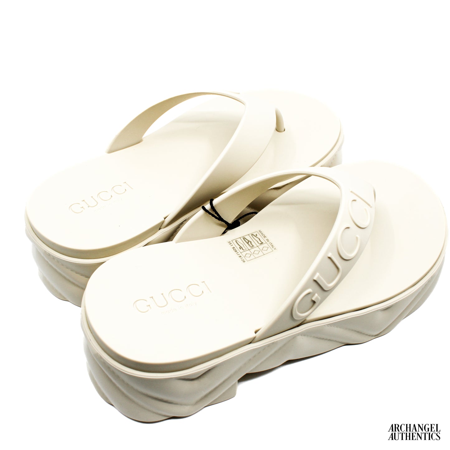 Gucci Thong Platform Sandal White (Women's)