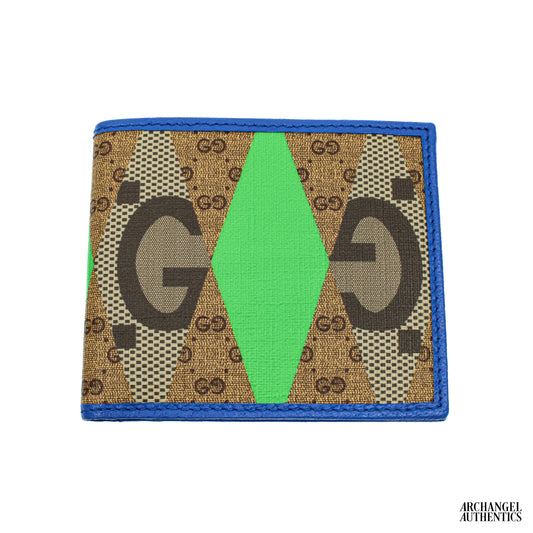 Gucci Rhombus Print Multi-Color Wallet