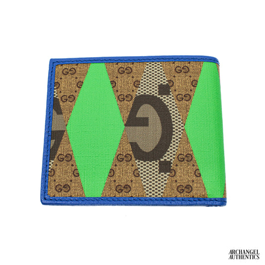 Gucci Rhombus Print Multi-Color Wallet