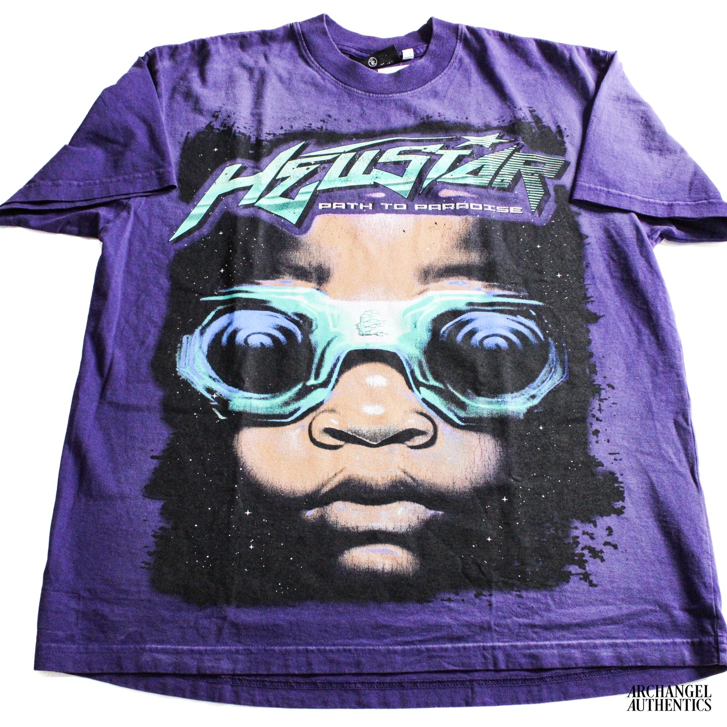 Hellstar Goggles T-Shirt Purple