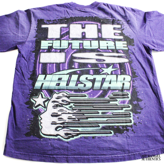 Hellstar Goggles T-Shirt Purple