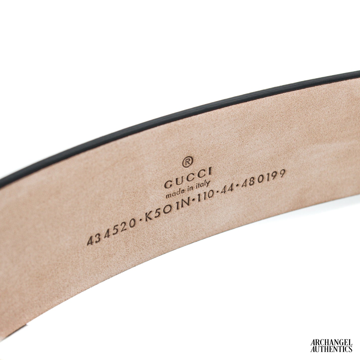 Gucci GG Belt with Kingsnake Print Black/Grey