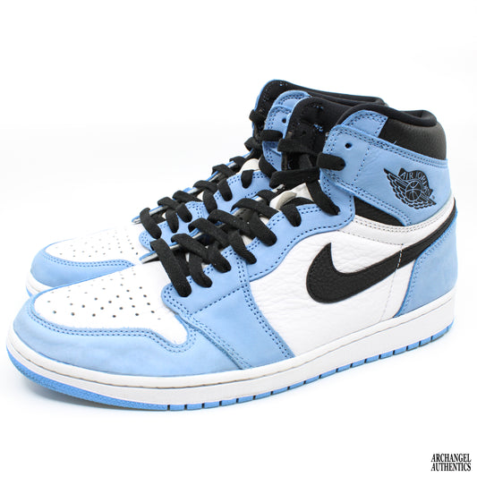 Nike Air Jordan 1 Retro Alto Blanco Universidad Azul Negro