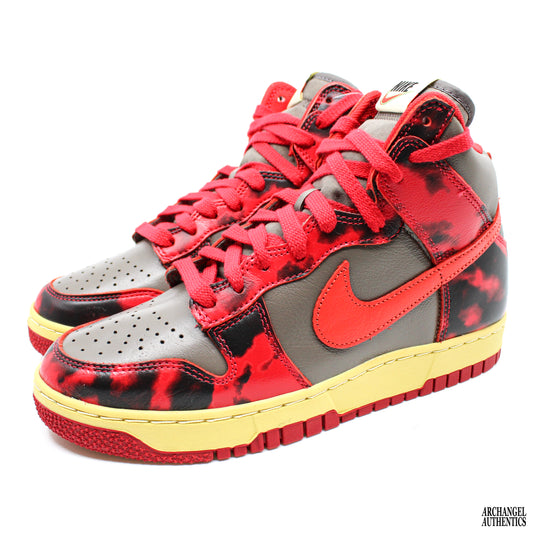 Nike Dunk High 1985 Red Acid Wash