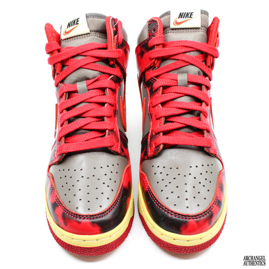 Nike Dunk High 1985 Red Acid Wash