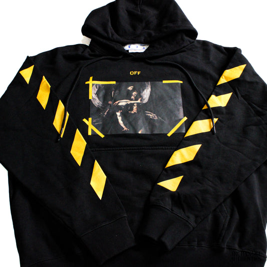 Off-White Diag Arrow Carav Mercy Skate Hoodie Black/White