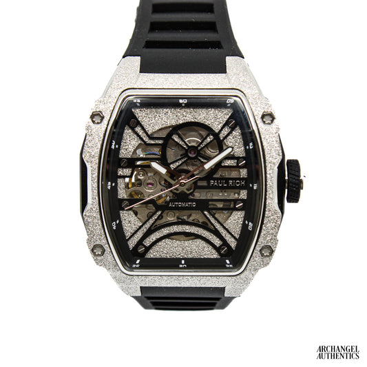 Paul Rich Astro Skeleton Abyss Silver Frosted Automatic