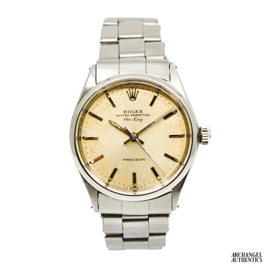 Rolex Air King 1970 Patina Dial "Popcorn Ceiling"