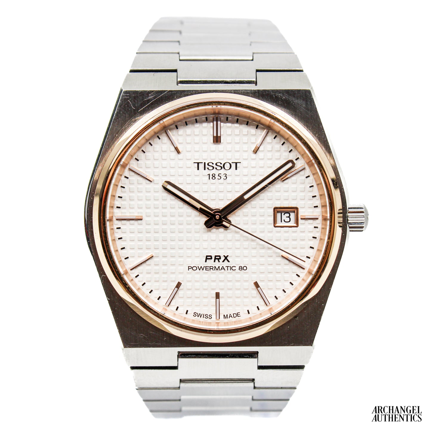 Tissot PRX Powermatic 80 SS/Rose T137.407.21.031.00