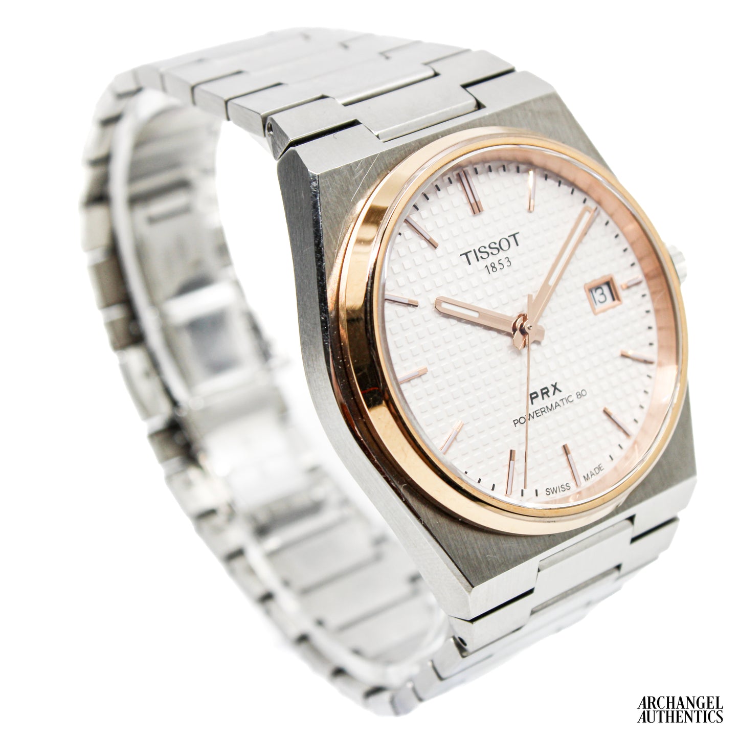 Tissot PRX Powermatic 80 SS/Rose T137.407.21.031.00