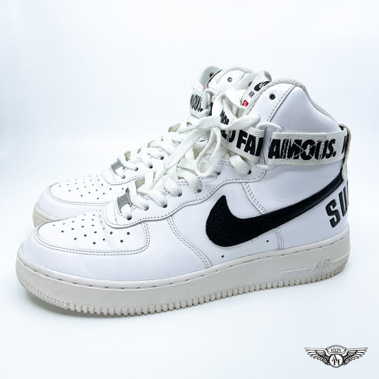 Nike Air Force 1 Alto Supremo Mundo Famoso Blanco