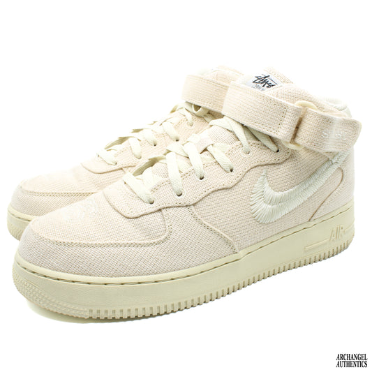 Nike Air Force 1 Mid Stussy Fósil