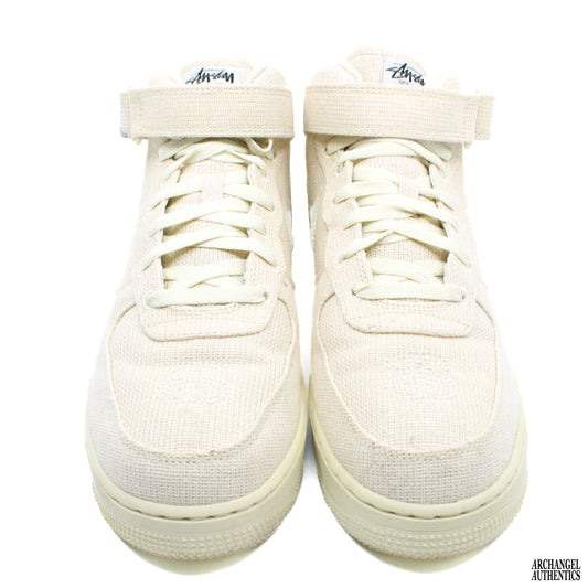 Nike Air Force 1 Mid Stussy Fósil