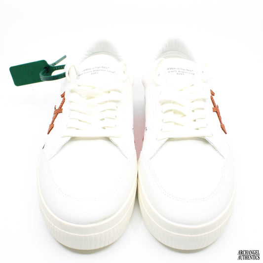 OFF-WHITE Vulc Low Canvas White Red Arrow Black