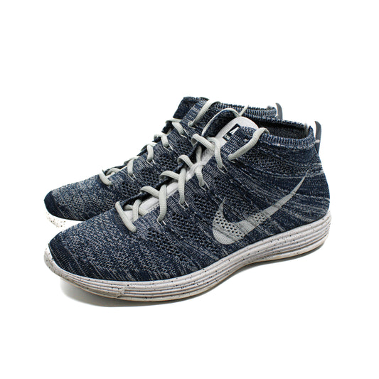 Nike Lunar Flyknit Chukka Azul Escuadrón Platino Puro